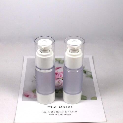 30ml plain cylindrical lotion bottles frosted vacuum flask