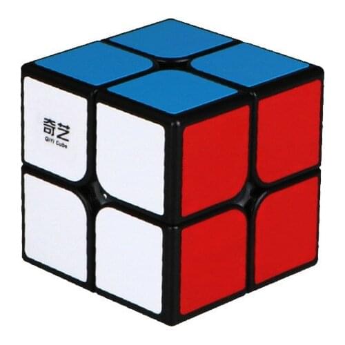 Qiyi 2X2 Magic Cube 2 By 2 Cube 50mm Speed Pocket Sticker Puzzle Cube Professional Educational Toys For Children Cube Cubo