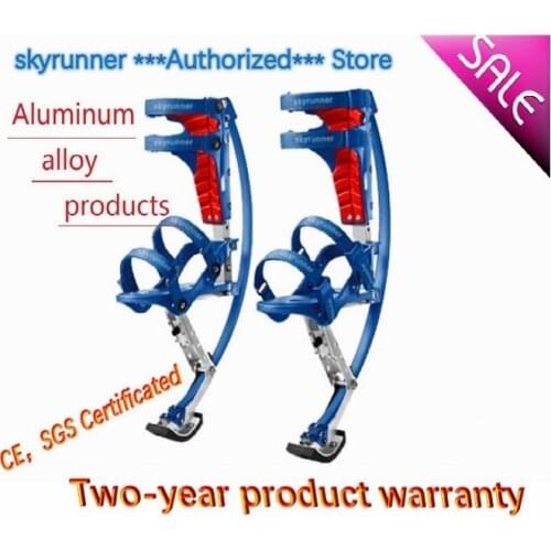Skyrunner For People Weight: 44~88lbs/20~40kg blue Jumping Stilts/skyrunner/Jump shoes/Flying Shoes