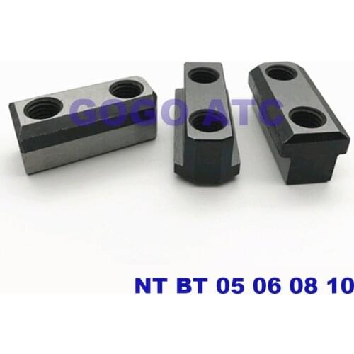 GOGOATC NT BT 05 06 18 10 Hydraulic three-jaw chuck T-block chuck slider oil pressure soft claw raw claw link slider in the air