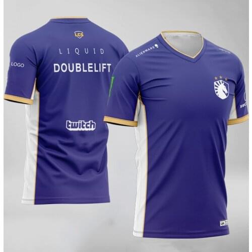 TSM e-sports T-shirt 2020 LOL LCS TSM team uniform, 2021 the latest TSM e-sports shirt for