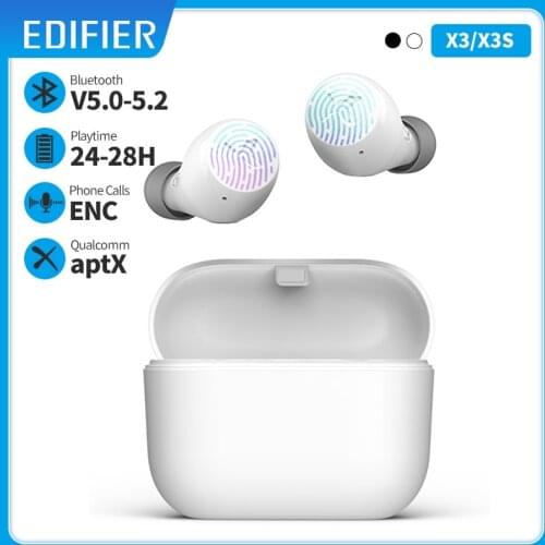 EDIFIER X3 TWS Wireless Bluetooth Earphone bluetooth 5.0 touch control voice assistant (limited edition is black)