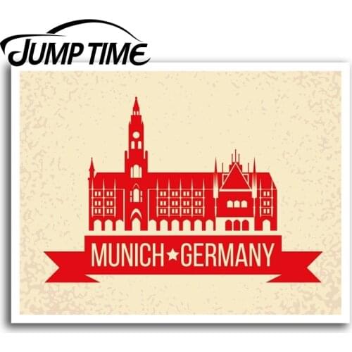Jump Time for Munich Germany Munchen Vinyl Stickers Sticker Laptop Luggage Camper Window Bumper Motor Decal Car Wrap