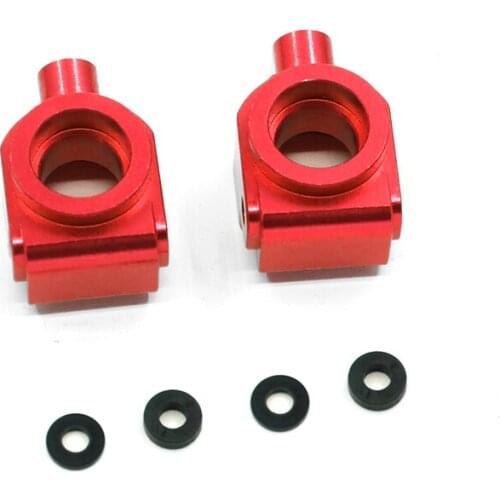 2Pcs Aluminum Alloy Rear Wheel Axle Carrier Rear Axle Seat for Wltoys 104001 1/10 RC Car Upgrade Accessories