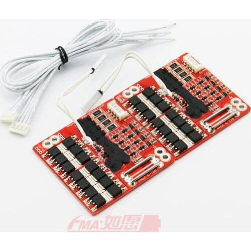 2x Balance BMS PCM for 4S 14.8V Li-ion Li-Po Battery C:30A w/Temp. Switch SM566