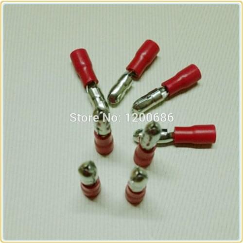 4.0 mm Bullet MPD1-156 Red Male Insulated Terminal