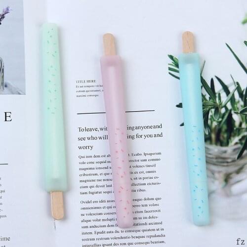 96 Pcs Popsicle Gel Pens 0.5mm Black Ink Pen Neutral Pens for Girls School Office Writing Supplies