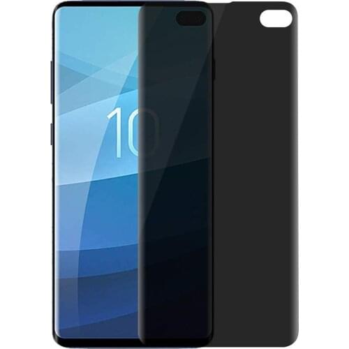 9D Full Coverage Privacy Tempered Glass For SAMSUNG Galaxy S10 Plus Anti Spy Screen Protector For S10 Anti Glare Protective film
