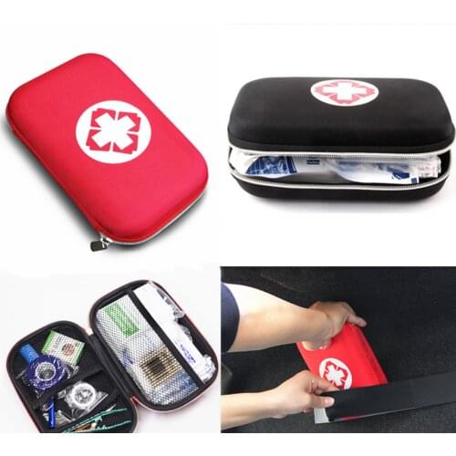 Emergency Medical Survival Treatment Rescue Box First Aid Kit Waterproof EVA Bag Person Portable Outdoor Travel Drug Pack Kits