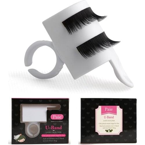 DIBOS U Shape Ring for eyelash extension, U-band lash holder for eyelash extensions