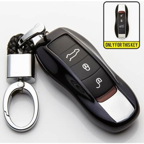 For Porsche Boxster Cayman 911 Panamera Cayenne Macann Carman Bobst 970 981 991 92A 971 982 718 991 918 TPU Car Key Cover Case