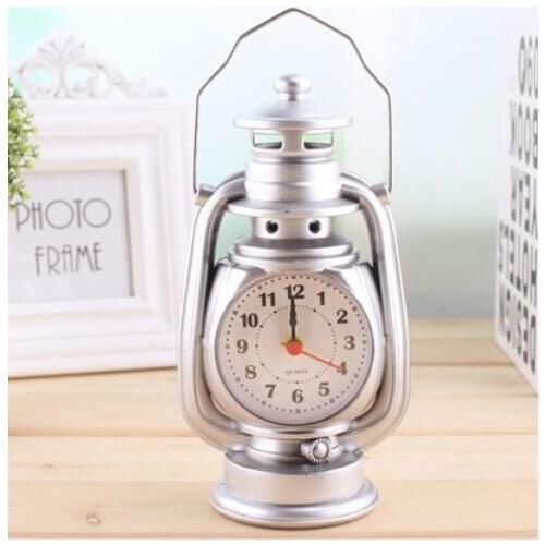 Home furnishing Birthday Christmas gift horse lamp creative home gift set personalized model alarm clock bedside clock