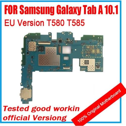 For Samsung Tab A 10.1 T580 T585 Motherboard Original Replaced Clean Mainboard SIM / WIFI Version With Chip Android Support