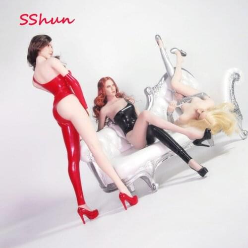 FT006 1/6 Scale Female Soldier Sexy Body Sculpting Tights Clothes Model For 12 '' Action Figure Body DIY