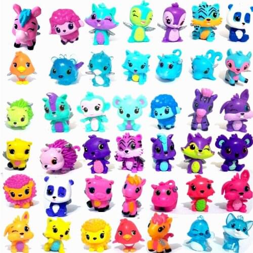 Kawaii Miniature Cartoon Animals Figure Hatch Mini Pet Figurines Gnome Model Home Garden Decor Accessories Kit Gift