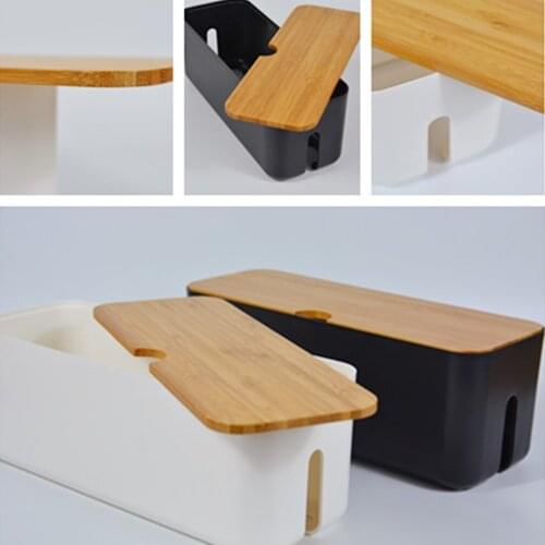 Wire Socket Cable Storage Box Desktop Anti Dust Charger Socket Organizer Case Storage Boxes & Bins Home Storage & Organization