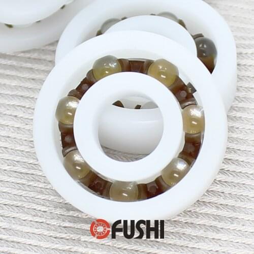 POM Bearing 6204 6205 6206 6207 6208 6209 6210 ( 2 PCS ) Glass Balls Nylon Cage Plastic Ball Bearings