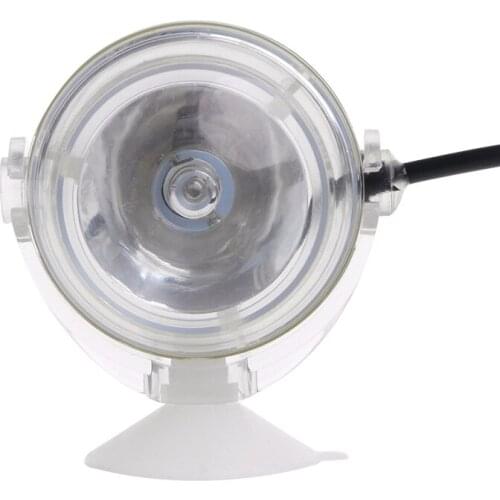 Aquarium Fish Tank Submersible LED Spotlight Lighting Underwater Lamp EU Plug