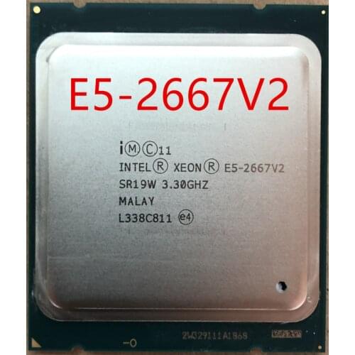 Intel Xeon E5 2667 v2 3.3Ghz 8Core 16Threads 25MB Cache SR19W 130W Processor E5-2667V2