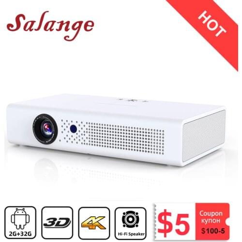 Salange P96 Full HD Projector 4K Mini DLP Projetor 1080P Wifi Android Led Proyector for Mobile Phone Home Cinema Video Beamer