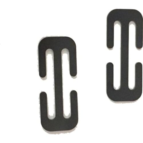 2X Car SUV Van Safety Seat Belt Metal Locking Clip Lorry Safety Seat Belt Adjuster Accessories 58MM For Child Adult Safety Seat