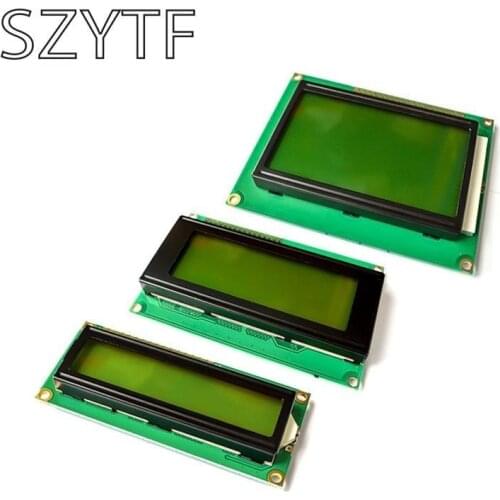 Blue / yellow green screen 1602A / 2004A / 12864B LCD screen 5V LCD with backlight IIC / I2C