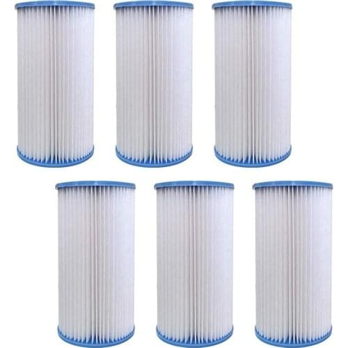 Type a Replacement Filter Cartridge Compatible for INTEX Pools, Replacement Filter Cartridge for 29000, 6 Pack