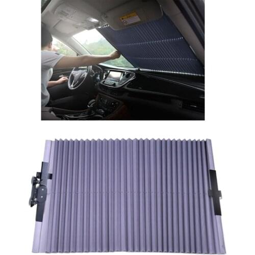 Universal SUV Retractable Sunshade Sun Visor Cover UV-protection 51.2''x18.1