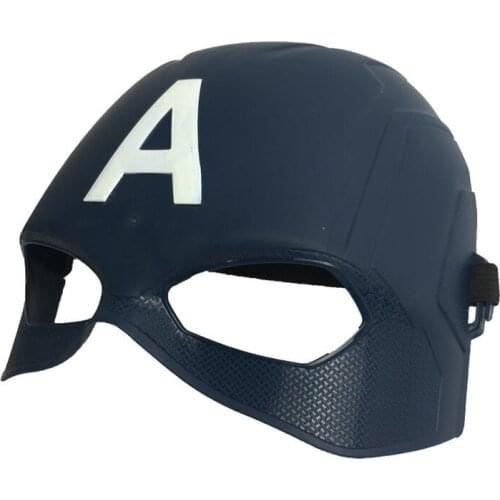 The Navy Blue America Masks Halloween Cosplay PVC Mask Props