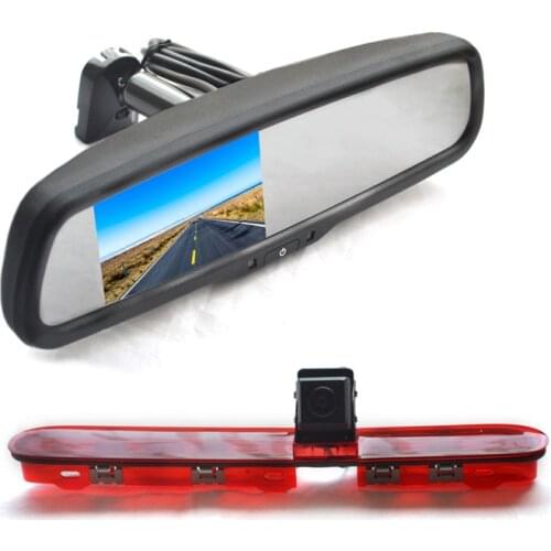 Vardsafe Reverse Camera & Replacement Mirror Monitor for Citroen Jumpy Dispatch SpaceTourer Peugeot Expert Traveller ProAce
