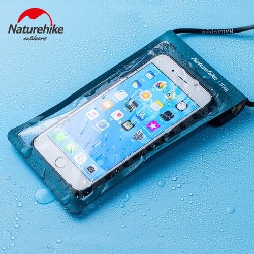 Naturehike Mobile Hone Waterproof Bag TPU IPX8 Membrane Swimming Waterproof Phone Touch Screen Sealed Diving Phone Case