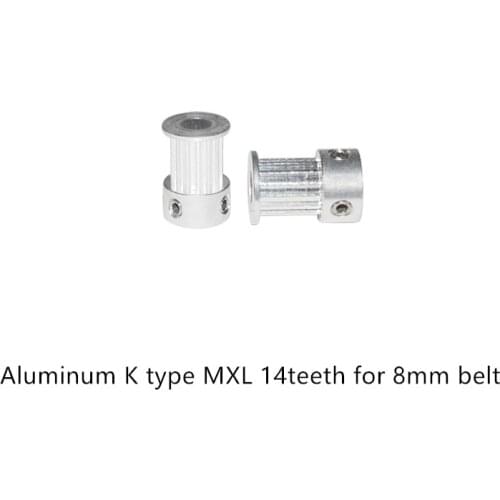 MXL Timing Pulley 14 teeth Bore 5mm for width 8mm 10mm MXL Synchronous Belt Small backlash 14Teeth