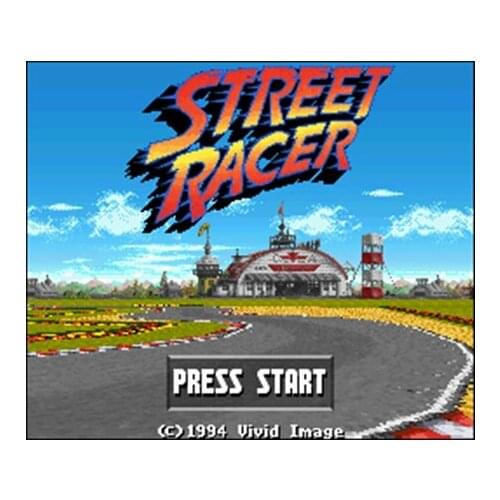 Street Racer 16 bit Big Gray Game Card For NTSC Game Player Drop Shipping