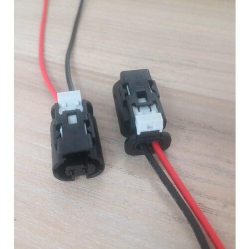 2 Pin/Way Female Automotive Sensor Plug Connector Wire Harness Cable Pigtail For MERCEDES BENZ/BMW/VOLVO 09405621