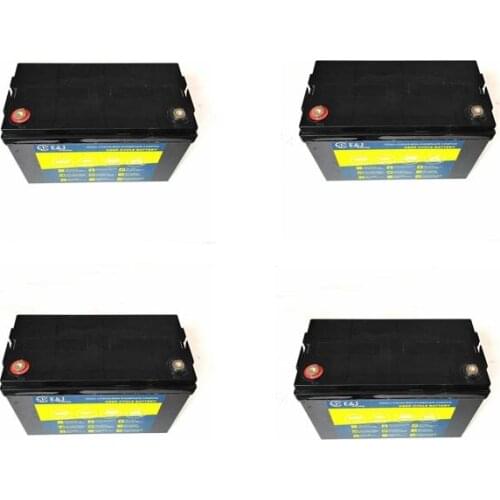 4pcs LiFePO4 12V 100Ah Battery Packed To Be 24V/200AH 36V/100Ah 48V/100Ah For Solar PV Energy UPS RV Caravan Electric Scooter