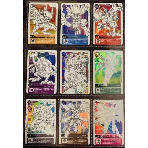 9pcs Digimon Digital Monster First Protagonist Group Is Complete Toys Hobbies Hobby Collectibles Game Collection Anime Cards