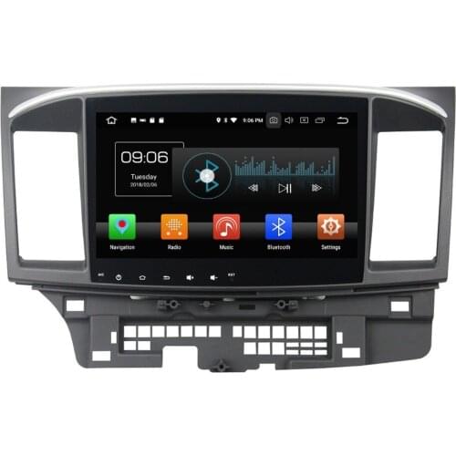 4GB RAM Android 8.0 Octa Core 10.1" Car audio stereo dvd player for Mitsubishi Lancer 2006-2015 GPS Radio Bluetooth WIFI 32GBROM