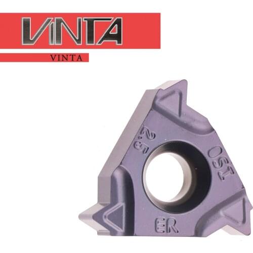 Free shipping external threading turning insert 16ERM 2.50 ISO thread 2.5mm CNC tungsten carbide cutting tools 10pcs/lot