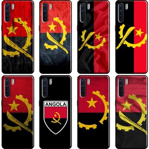 Angola flag Cover For OPPO A5 A9 A31 A53 2020 A1K A5S A15 A52 A72 A83 A91 F5 F7 Reno 2 Z 4 Pro Case