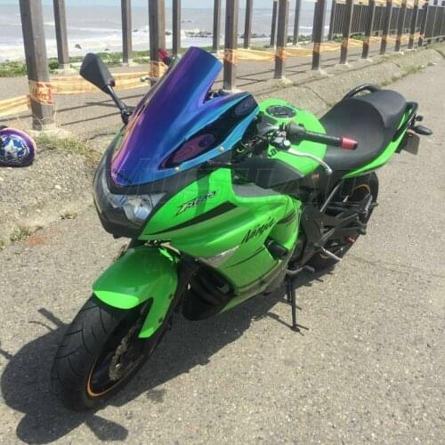 Motorcycle Windshield Windscreen Screen For 2006 2007 2008 Kawasaki Ninja 650 R 650R EX EX650 ER-6F ER6F A B Smoke Black Iridium