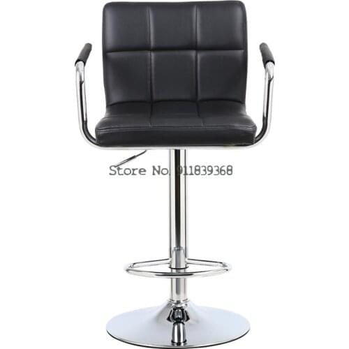 European-style bar stools, bar chairs, high chairs, cashier bar stools, lifting and rotating front desk mobile phone shop backre