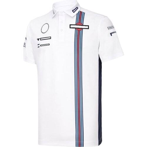 Explosive F1 Formula One Team Racing Suit Car Logo Custom Team Short Sleeve T-Shirt Round Neck Custom Short Sleeve