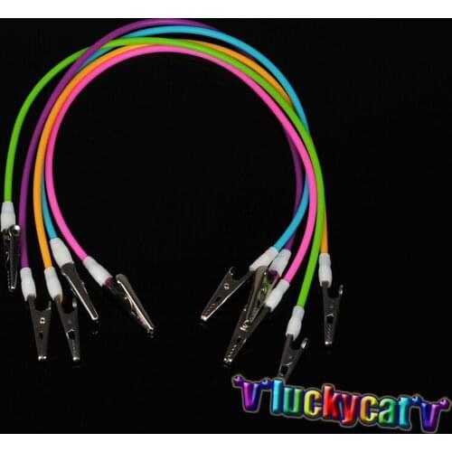 Hot Sale Dental Bib Clips Flexible Chain Silicone Patient Crocodile Clip 5Pcs