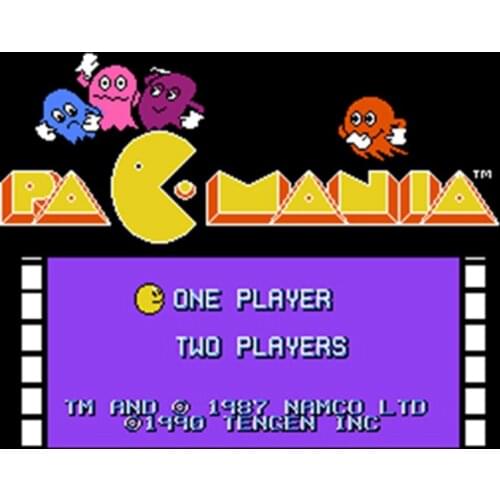 Hot Promotion Pacmania 60 Pins English Version Game Cartridge for 8 Bit 60pin Game Console
