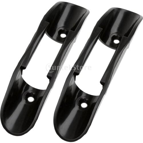 2 Pieces Black Plastic Marine Kayak Paddle Clip Holder Paddle Oars Keeper Canoe Boat Deck Mount Fishing Accessories