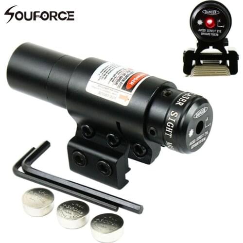 Airsoft and Crossbow Red Dot Laser Sight with Mount for 20mm 11mm Picatinny Rails for Hunting Riflescope