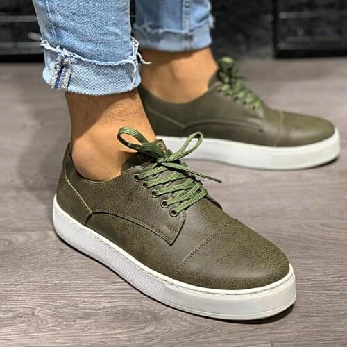 Knack Günlük Ayakkabı 050 Haki Yeni Sezon Özel Üretim Hava Alabilen Kumaş Türkiye Tasarımı Hızlı Kargolama Şık Giyilir