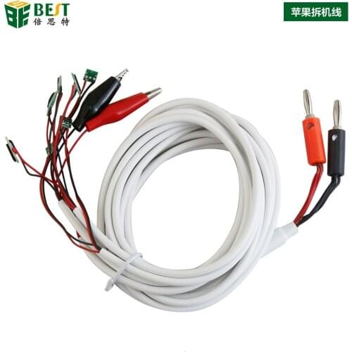BEST 6 in 1 Professional DC Power Supply Phone Current Test Cable for iPhone XS X 8Plus 8 7Plus 7 6 Plus 5S 5 4S 4 Repair Tools