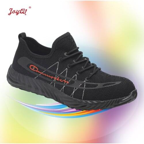 Men women work boots summer casual lightweight safety male female shoes plus size 35-46 JOY-122