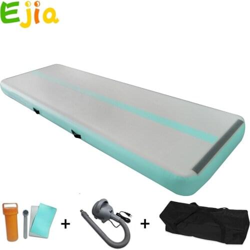 3*1*20cm thickness Inflatable Gymnastics Tumbling Air Track Mat with Air Pump for Cheerleading/Practice